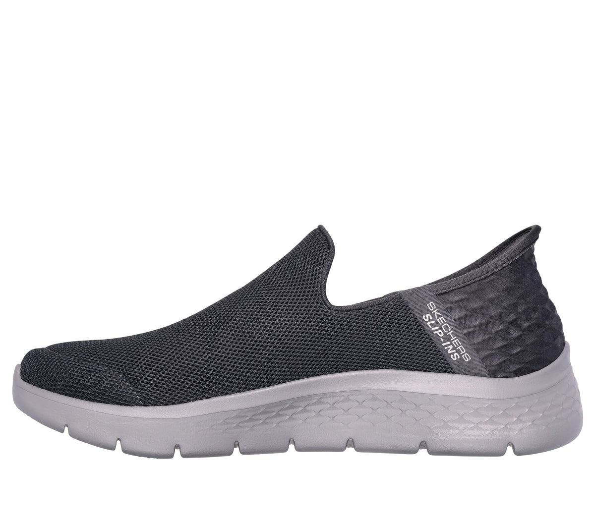 Skechers Men's Go Walk Flex No Hands Hands Free Slip-Ins Sneaker, Dark Grey