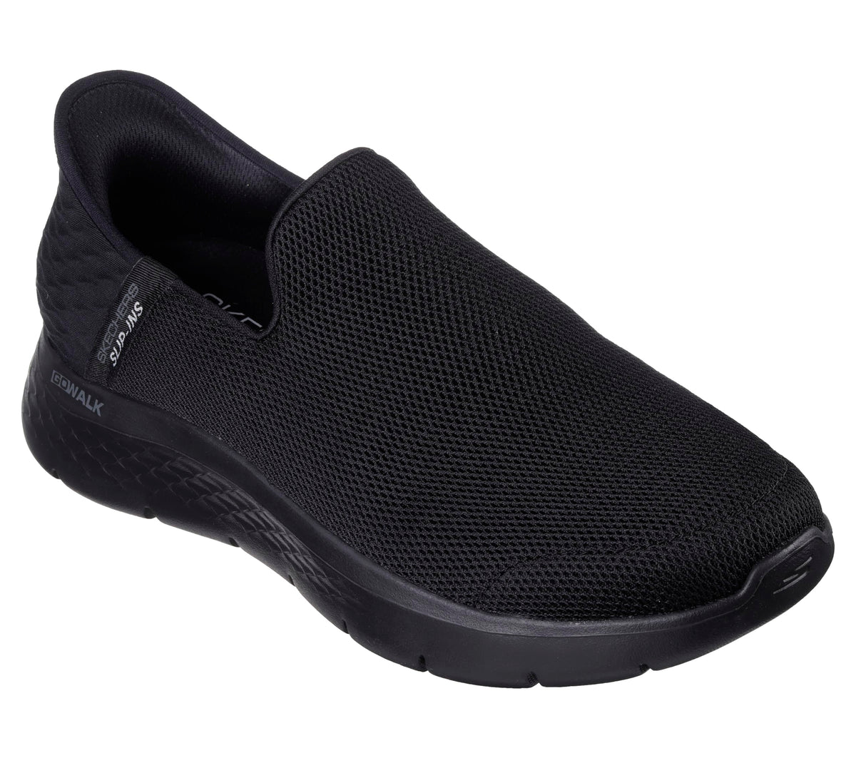 Skechers Men's Go Walk Flex No Hands Hands Free Slip-Ins Sneaker, Black