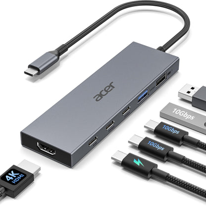 Acer Hub USB-C 6 en 1 (100W PD)