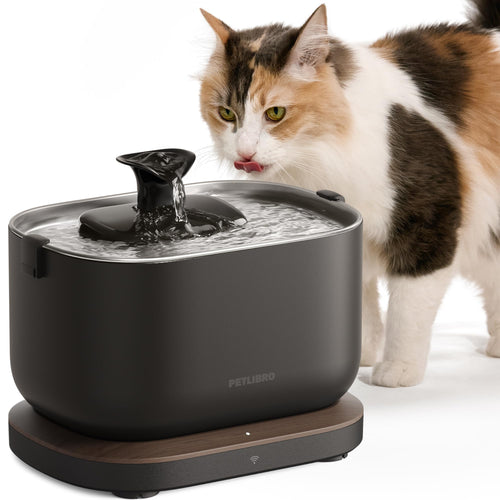 PETLIBRO Fuente de Agua para Gatos de Acero Inoxidable (2.5L / 84oz)