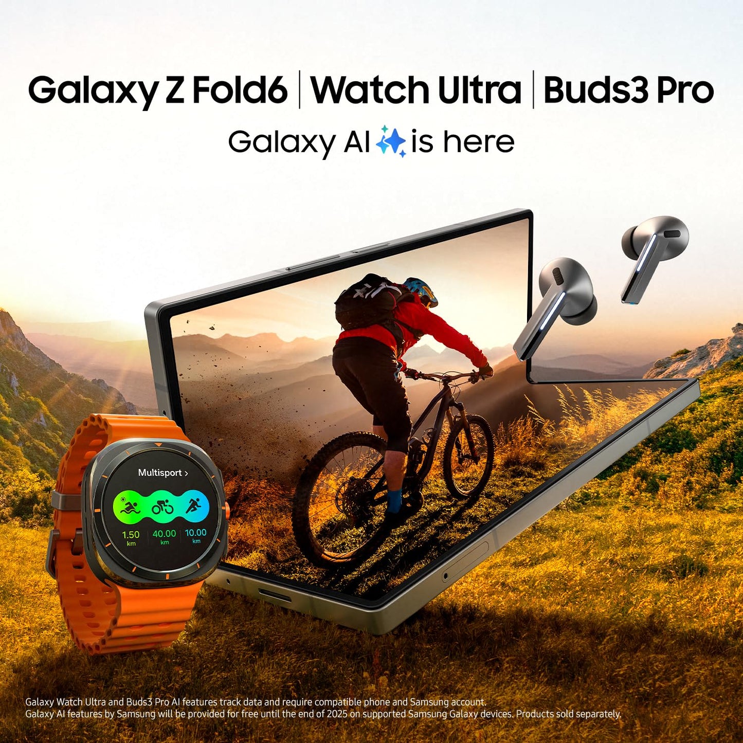 Samsung Teléfono Celular Desbloqueado Galaxy Z Fold 6 AI (256GB / Renovado)