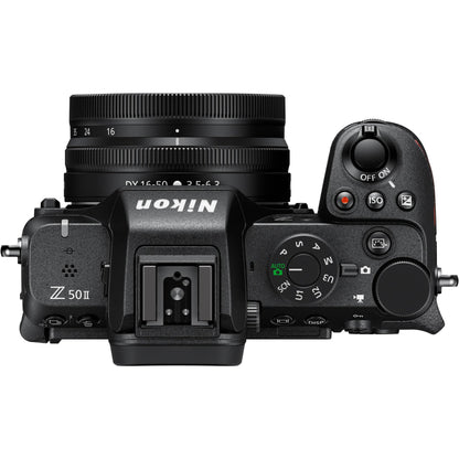 Nikon Z50II Mirrorless Digital Camera with NIKKOR Z DX 16-50mm f/3.5-6.3 & 50-250mm f/4.5-6.3 VR Lenses Bundle with 64GB Memory Card + Cleaning Kit + More
