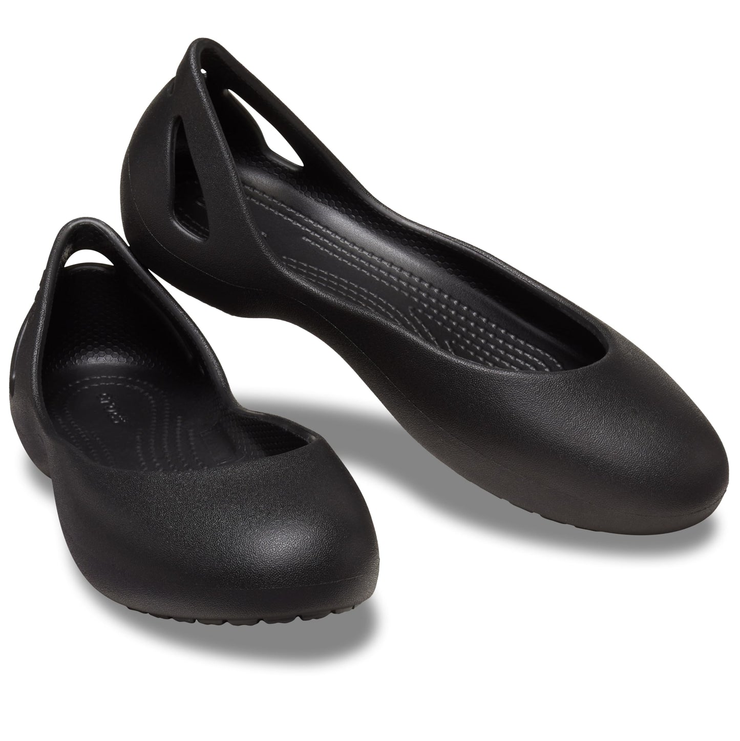 Crocs Zapatos Planos Tipo Ballet Kadee para Mujer (Negro / Talla 8)