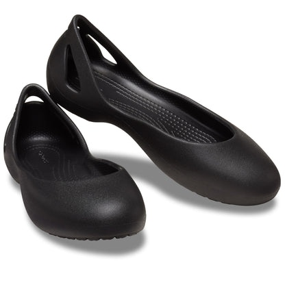 Crocs Zapatos Planos Tipo Ballet Kadee para Mujer (Negro / Talla 8)