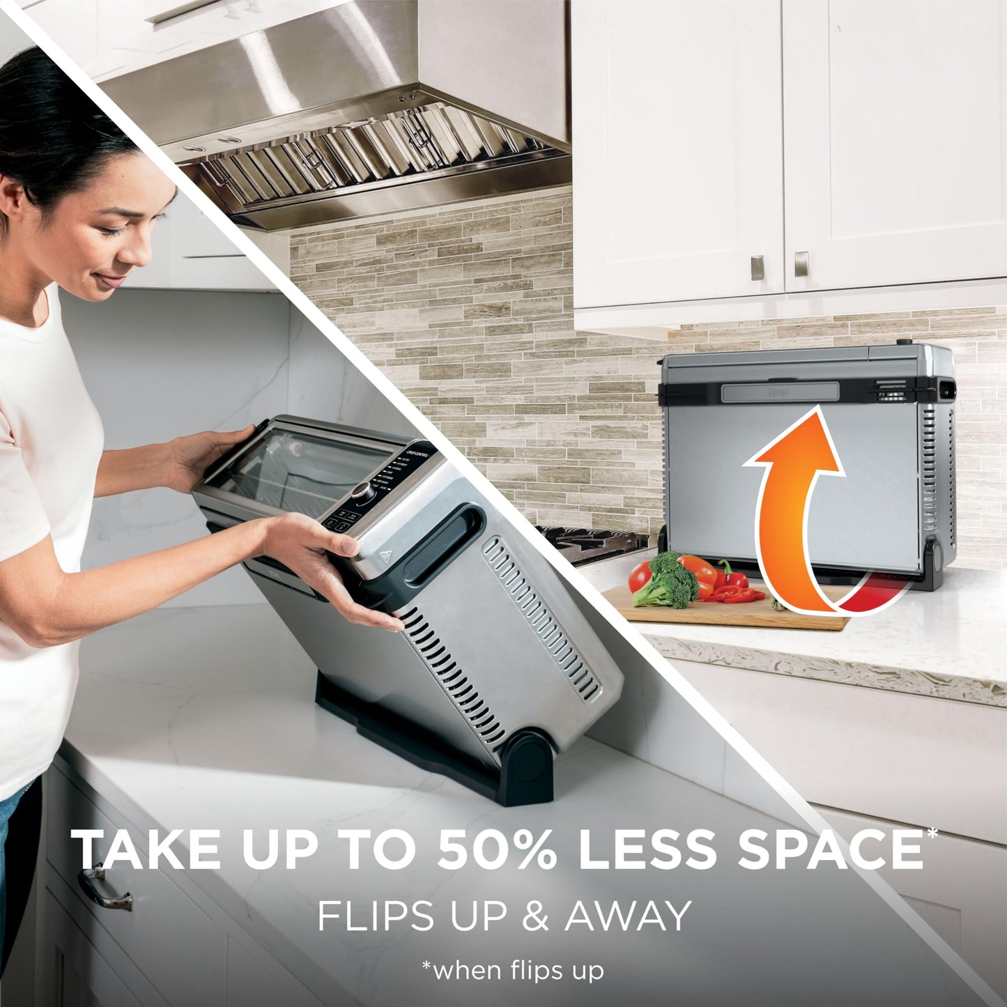 Ninja Horno Tostador y Freidora de Aire Digital (SP101 / Silver)