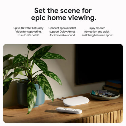 Google TV Streamer 4K (32 GB / Porcelana)