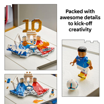 LEGO Editions Kylian Mbappé Momentos Destacados de Fútbol (43013)