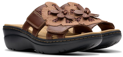 Clarks Women Merliah 2 Belle Brown Multi Leather