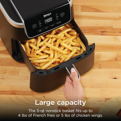 Ninja Freidora de Aire con Air Crisp de 5 QT (AF141 / Grey)
