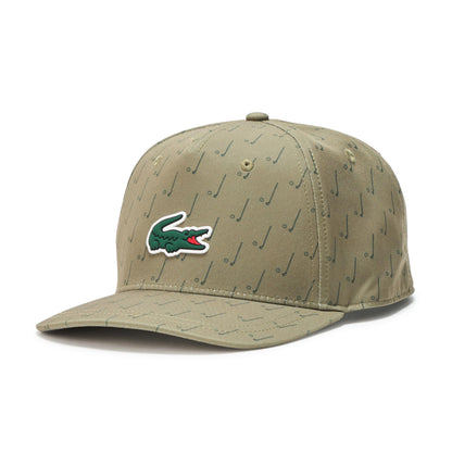 Lacoste Gorra de Golf Ajustable para Hombre (Talla Única / Oliva)
