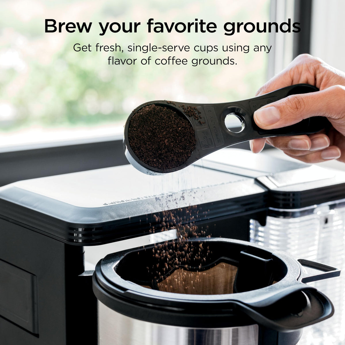 Ninja Cafetera con Espumador CM401 (10 Tazas / Black)