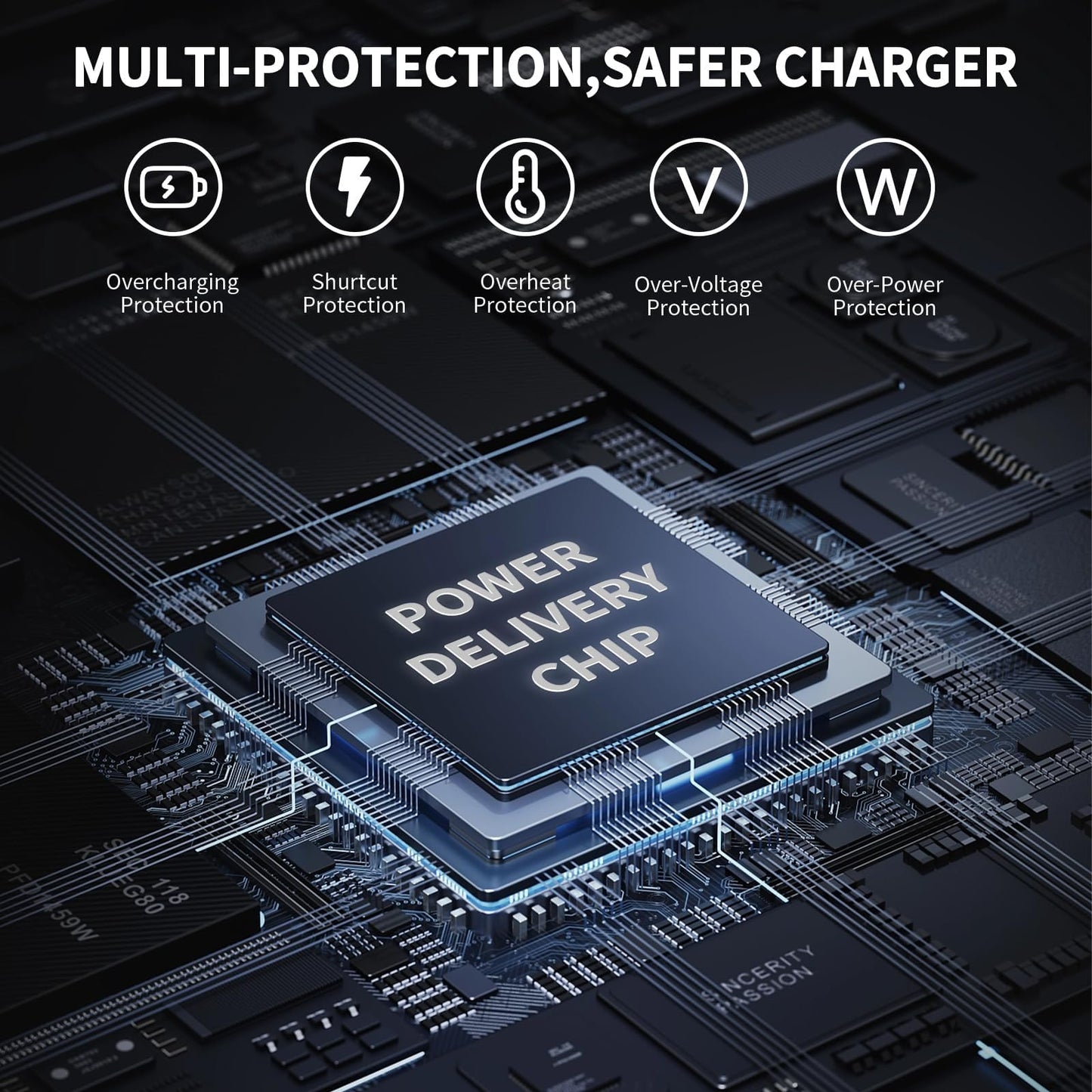 Cargador de Laptop para HP de Punta Azul (45W)