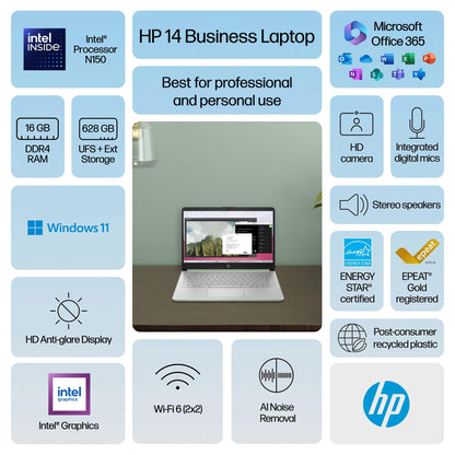 HP Laptop Insignia de 14" 2025 (628GB / Green)