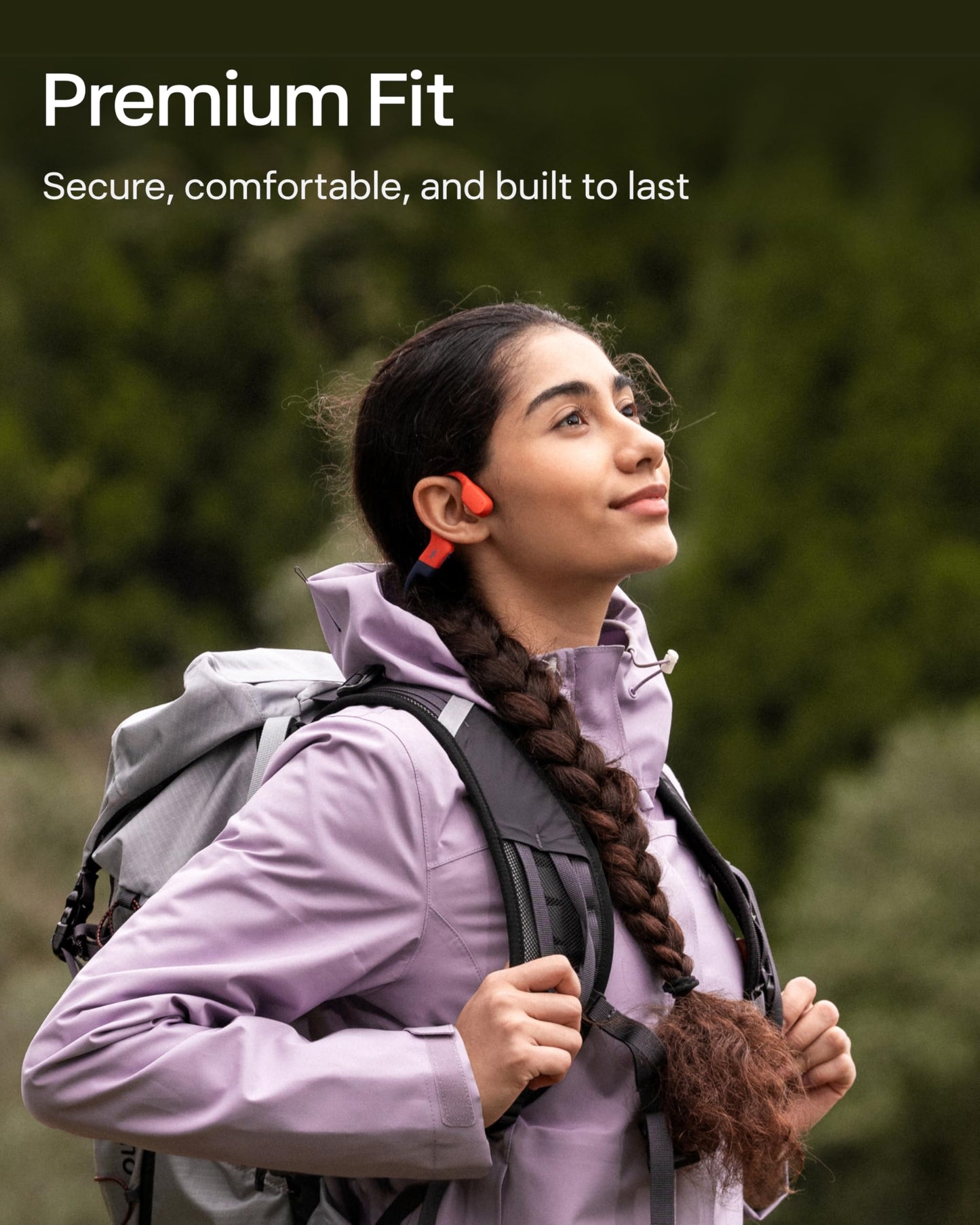 SHOKZ Auriculares Deportivos de Conducción Ósea OpenSwim Pro (Rojo)