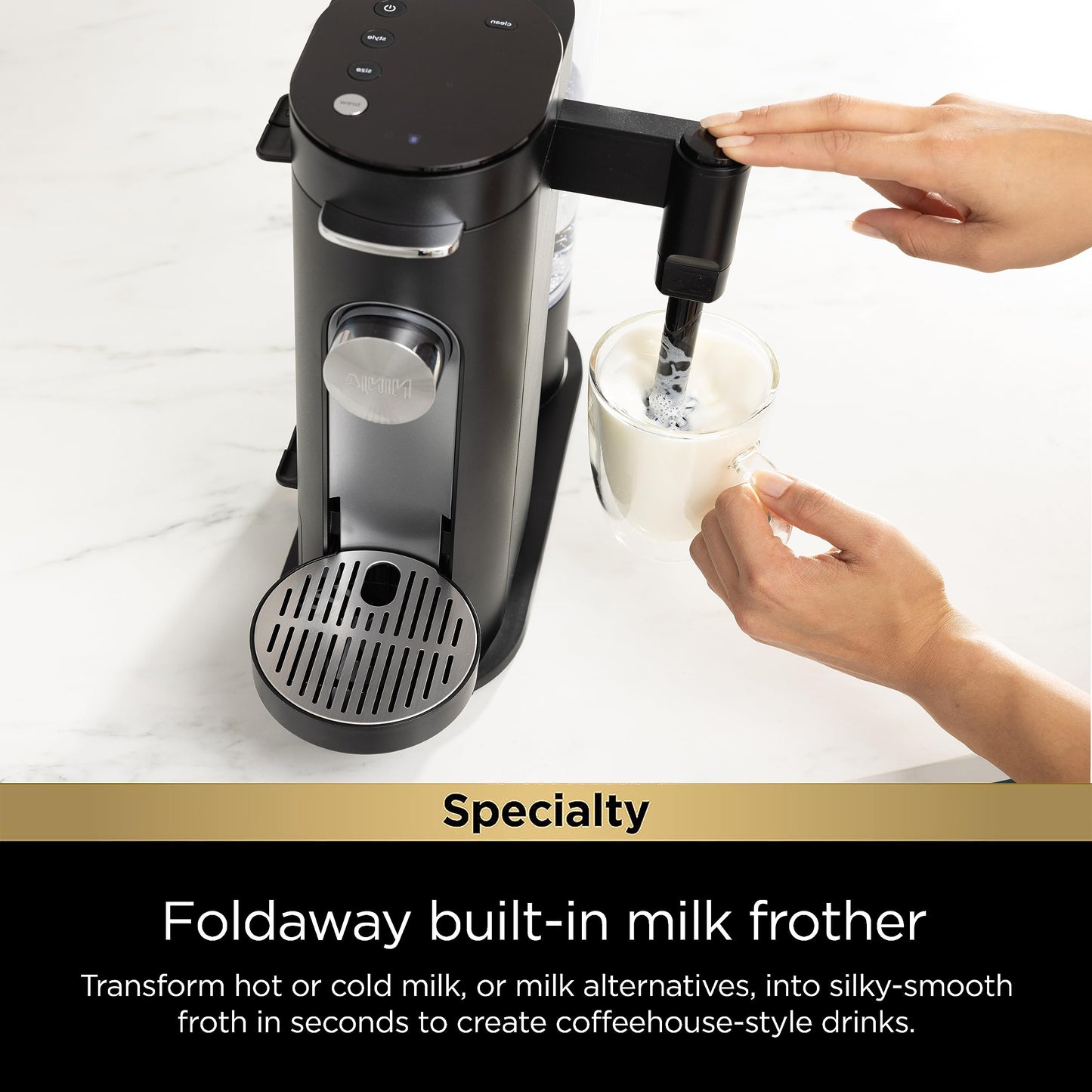 Ninja Cafetera de Especialidad Individual (Negro / Renovada)