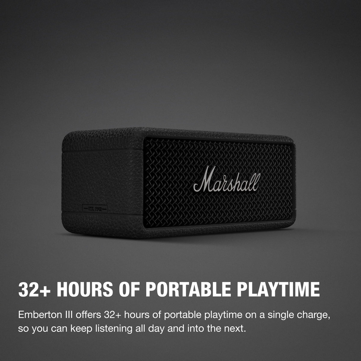 Marshall Altavoz Portátil Emberton III (Black/Silver)