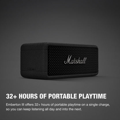 Marshall Altavoz Portátil Emberton III (Black/Silver)