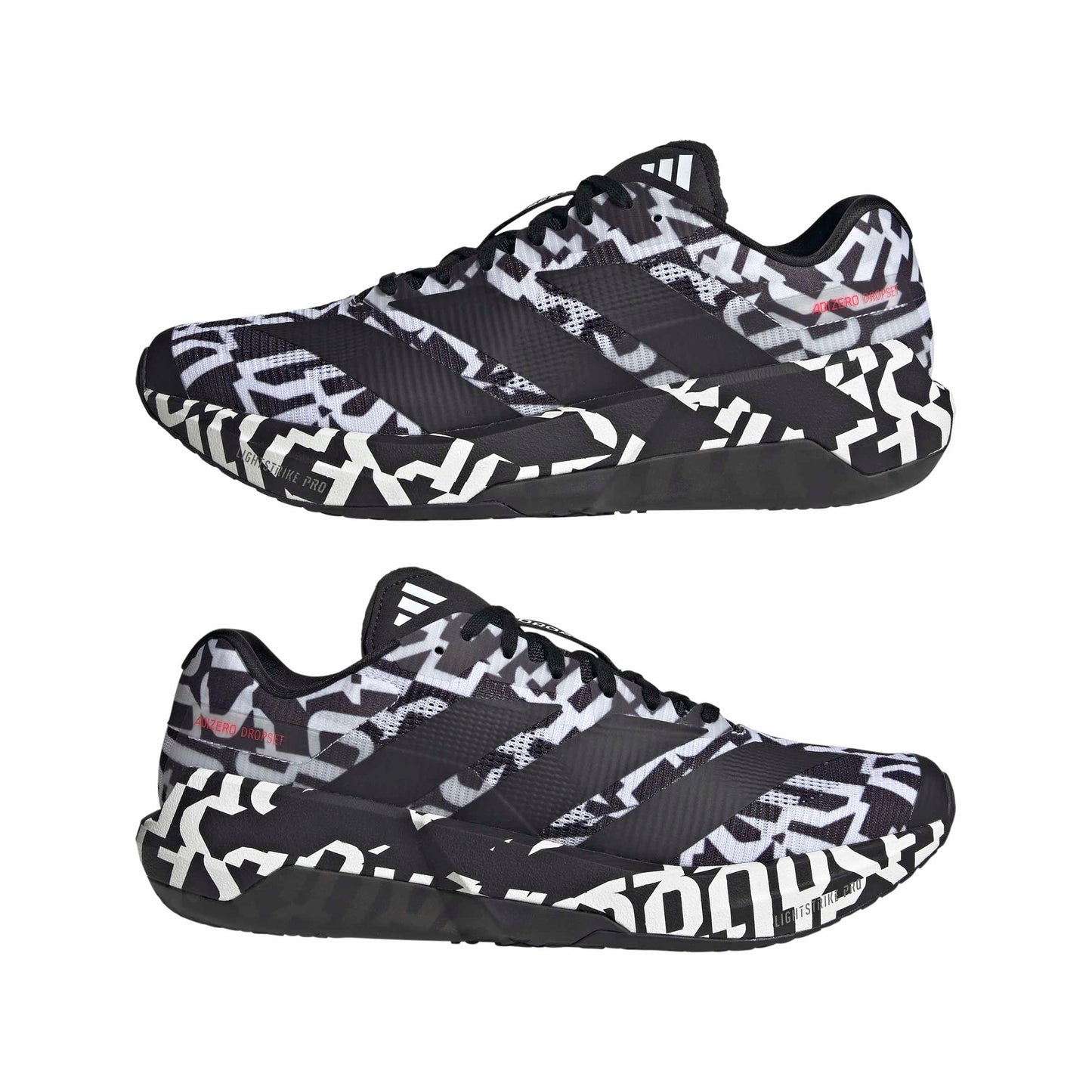 adidas Men's Adizero Dropset Pro Training, White/Black/Lucid Red