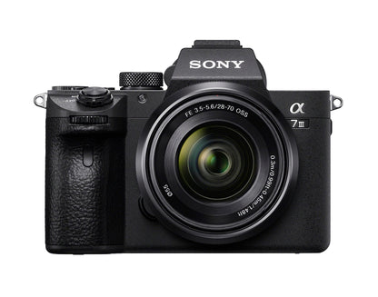 Sony a7 III Full-Frame Mirrorless Interchangeable-Lens Camera with 28-70mm Lens with 3-Inch LCD (Black)