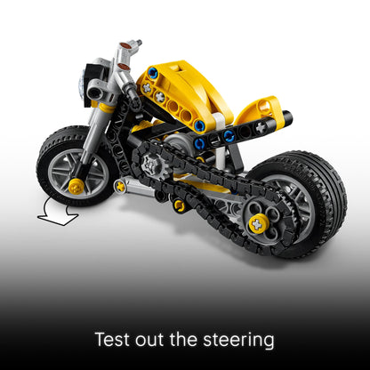 LEGO Technic Juguete de Motocicleta Amarilla (42225)