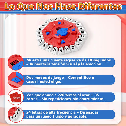 Resflycheng Juego de Mesa Interactivo (35 Tarjetas / 2 Modos)