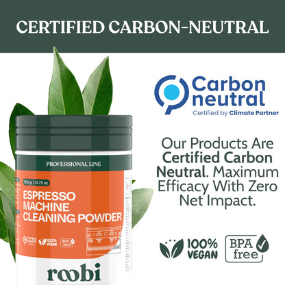Roobi Polvo Limpiador Profesional para Máquinas de Espresso (900g)