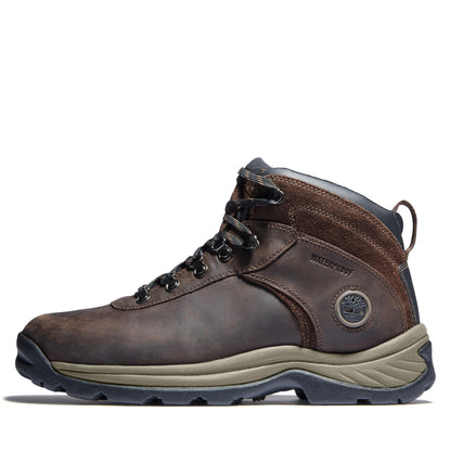 Timberland Men's Flume Mid Waterproof Hiking Boot, Dark Brown-NEW 2024