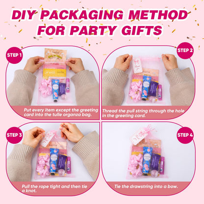 Kit de Autocuidado para Fiesta de Niñas (100 Piezas)