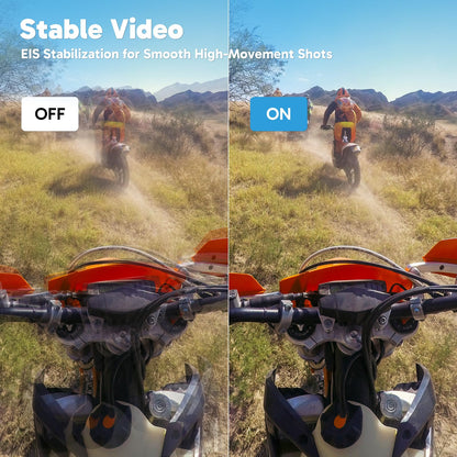 AKASO Brave 4 Action Camera 4K 30fps Ultra Hd Video 20MP Photo, EIS, WiFi Remote Control, 2X Batteries, Waterproof Underwater Camera for Snorkel, Travel, Motorcycle, Bicycle, Helmet Accessories Kit