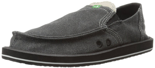 Sanuk Mens Pick Pocket Sidewalk Surfer | High Rebound Comfort Footbed | Slip On Shoes for Men | Men's Slip-on Loafers, Charcoal