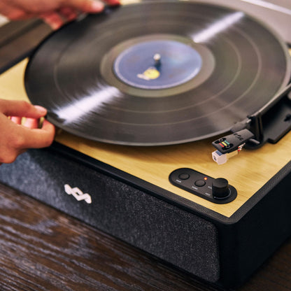 House of Marley Rise Up Tocadiscos Bluetooth (Acabado de Bambú)