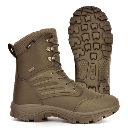 XPETI Tactical Boots for Men 8" Waterproof Military & Tactical Boots Lightweight Combat Boot Men Coyote