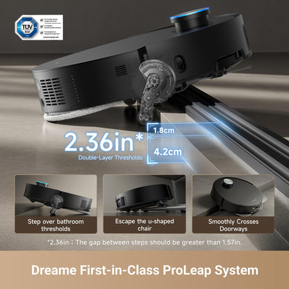 DREAME Robot Aspirador y Trapeador X50 Ultra (Navegación 360°)
