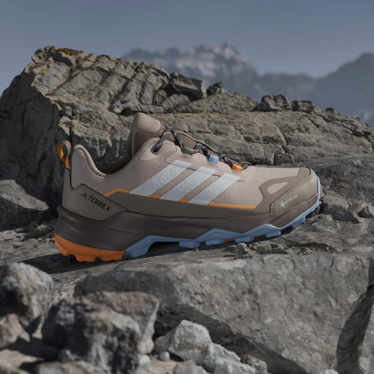 adidas Women's Terrex Skychaser AX5 Gore-TEX Hiking, Wonder Taupe/Off White/Blue