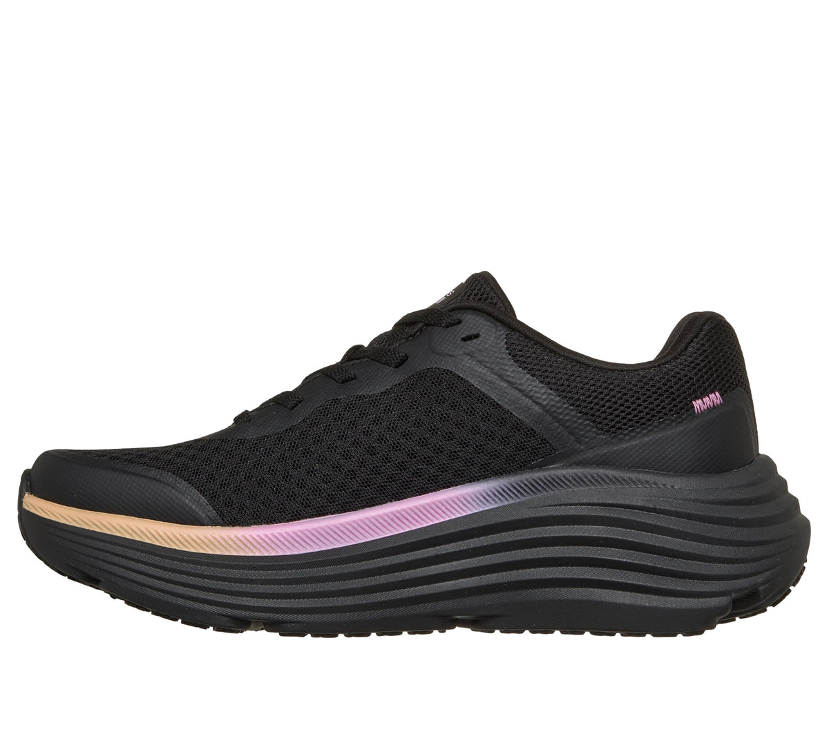 Skechers Women's Max Cushioning Endeavour Canova Sneaker, Black/Pink