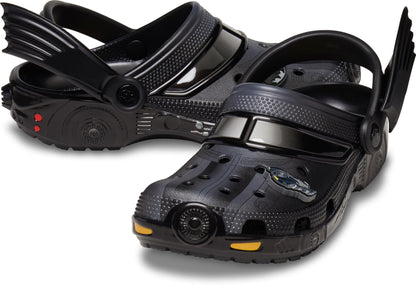 Crocs Zuecos Clásicos Batmobile de Batman (Negro / Talla 8 M)