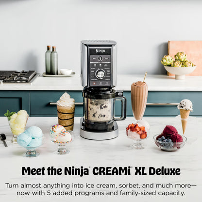 Ninja Máquina de Helados CREAMi Deluxe (NC501 / Silver)