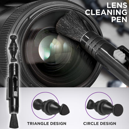 Altura Photo Camera Cleaning Kit - Lens Cleaner Spray, Brush, Pen, Blower, Microfiber Cleaning Cloths, Tissue Wipes for Canon Nikon Sony Fuji Olympus Pentax Sigma Tamron DSLR & Mirrorless Cameras