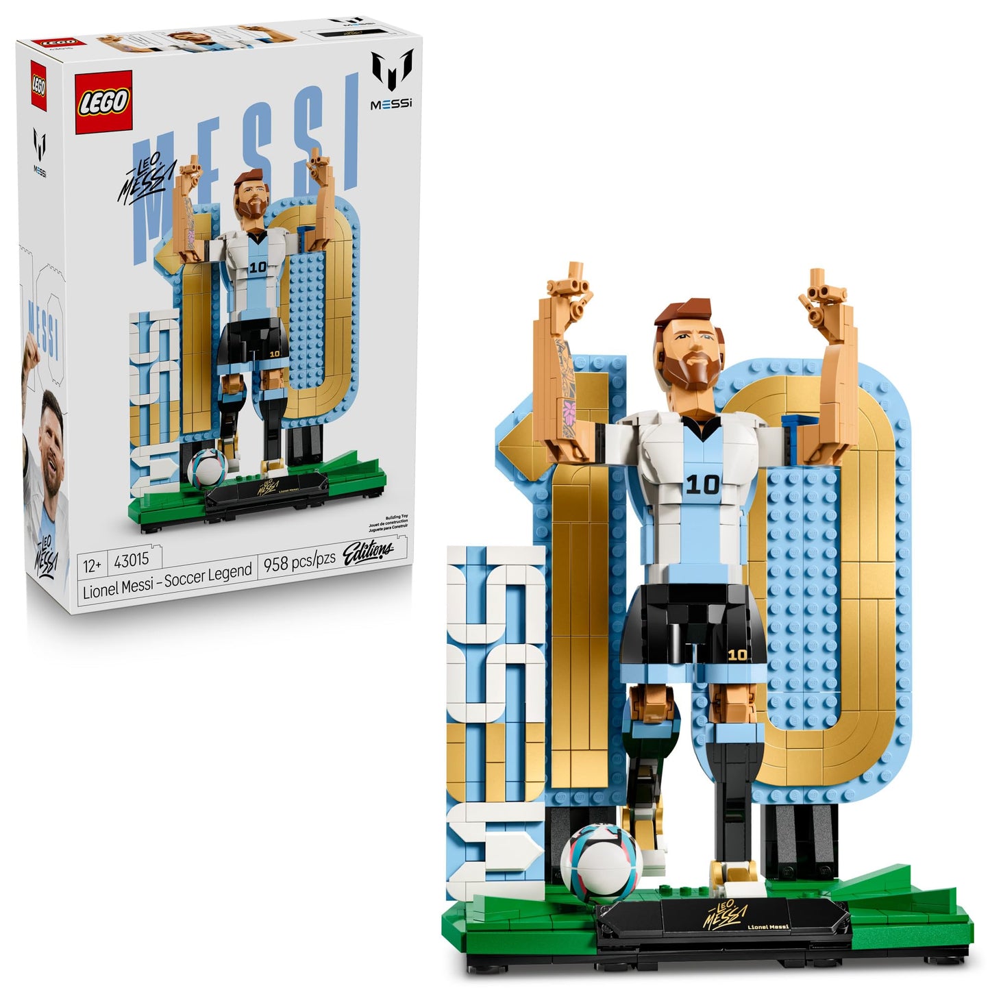 LEGO Editions Lionel Messi Leyenda del Fútbol (43015)