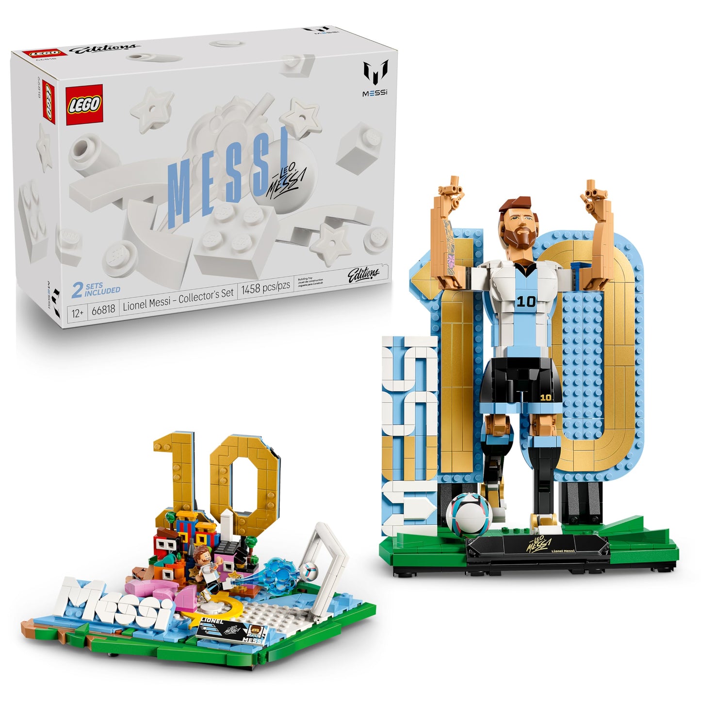 LEGO Editions Lionel Messi Set de Coleccionista Co-Pack (66818)