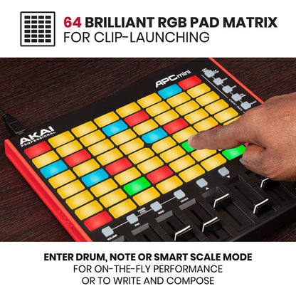 Akai Professional Controlador de Pads MIDI USB (APC Mini MK2)