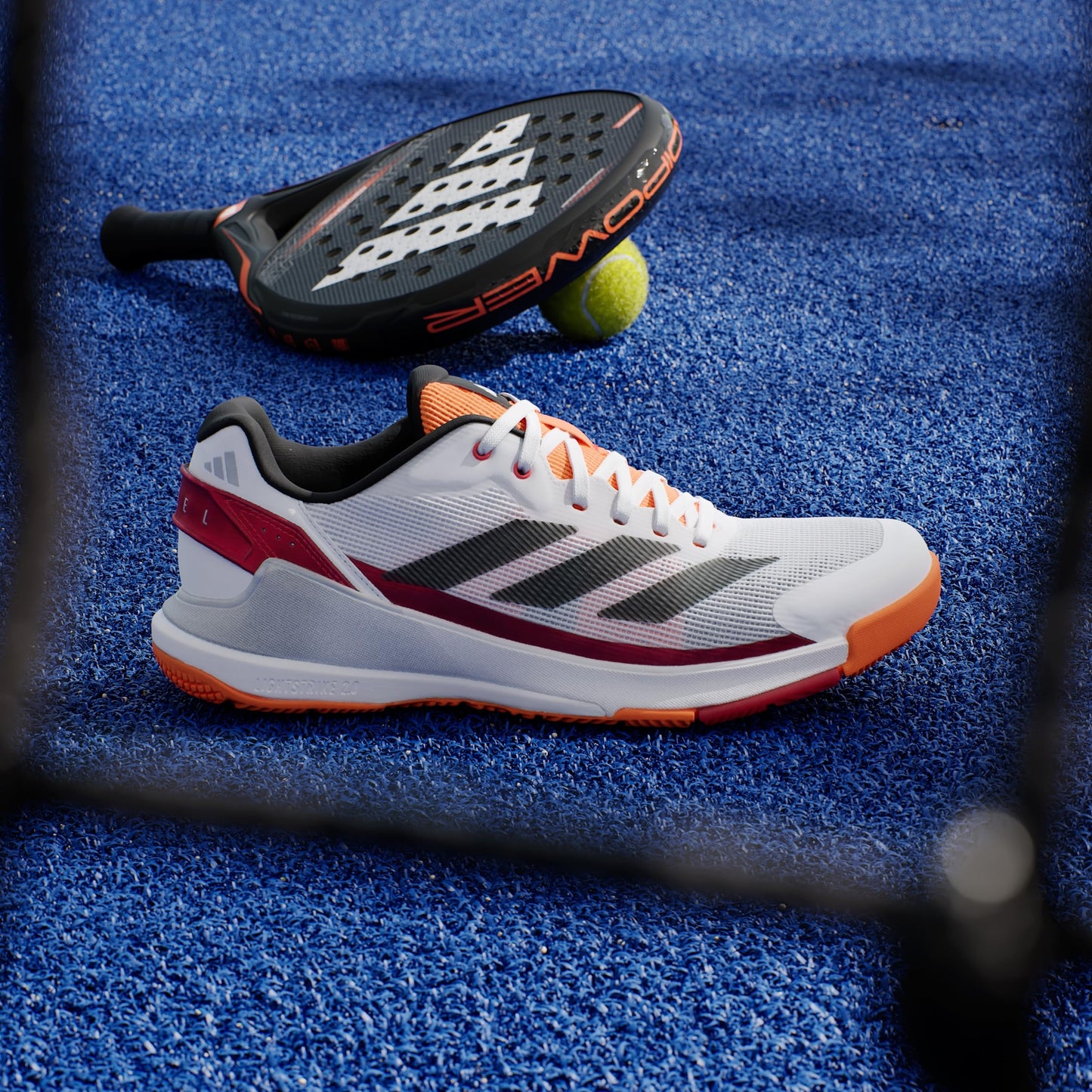 adidas Men's Crazyquick Padel, White/Black