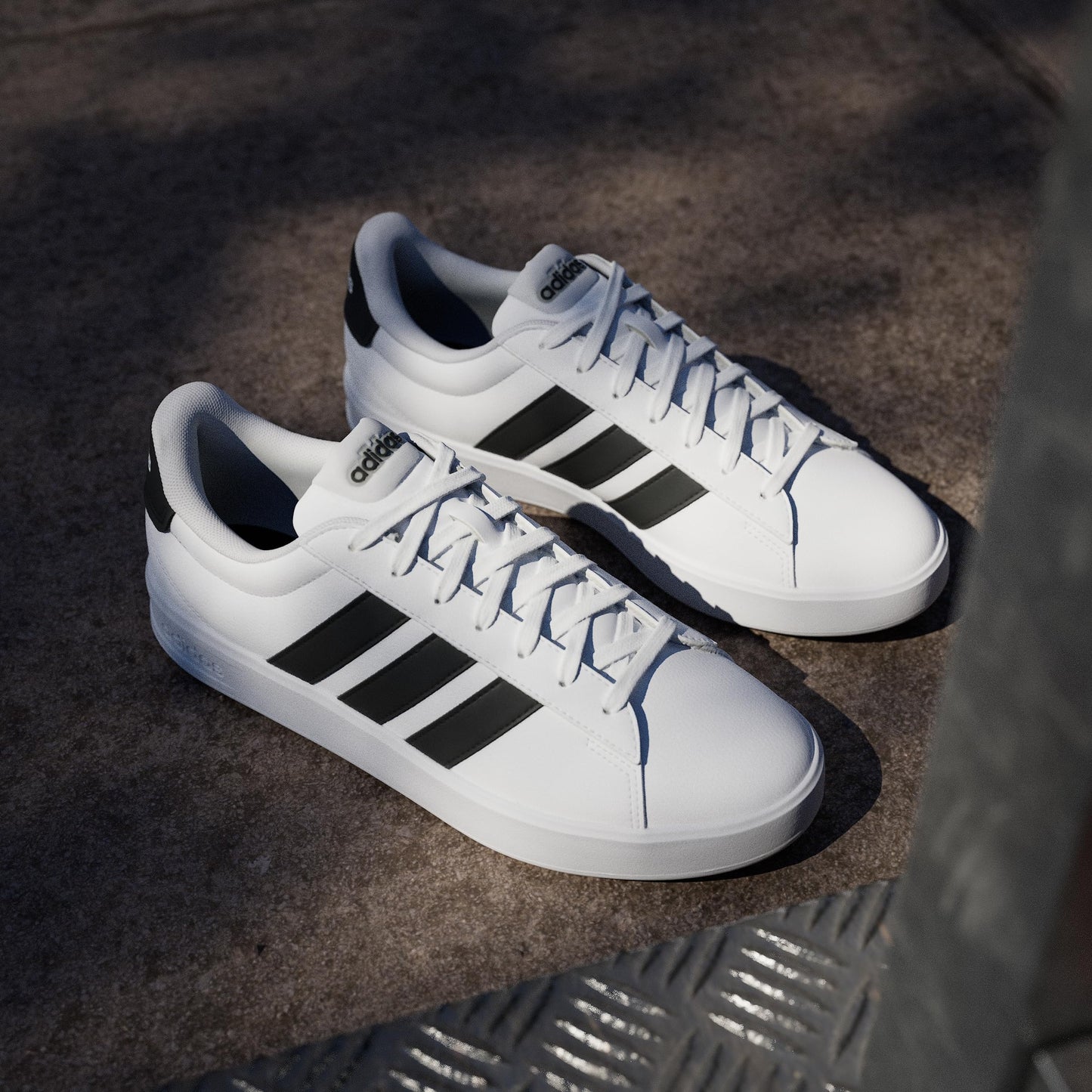 adidas Men's Grand Court 3.0, White/Black