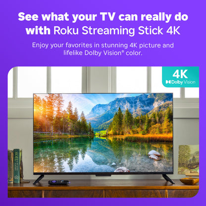 Roku Streaming Stick 4K con Wi-Fi de Largo Alcance