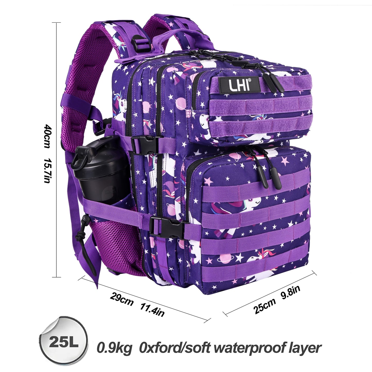 LHI Mochila Militar Táctica de 25L (Cielo Estrellado)