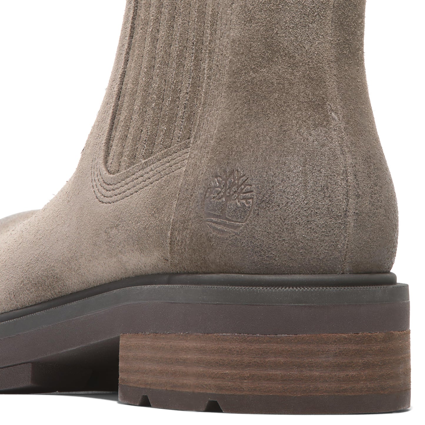 Timberland Women's Brimfield Mid Chelsea Boot, Medium Brown Suede