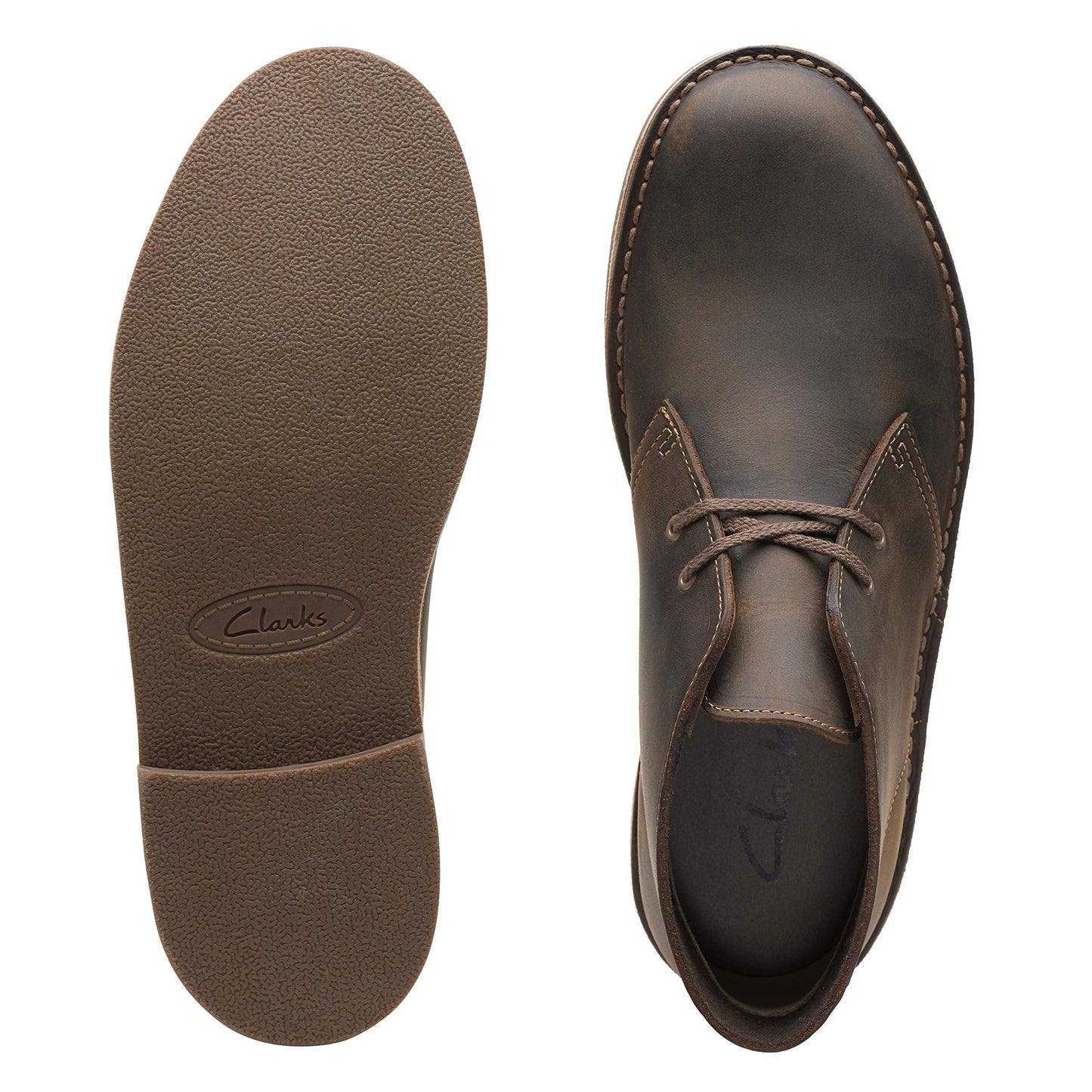 Clarks mens Bushacre 2 Chukka Boot, Beeswax