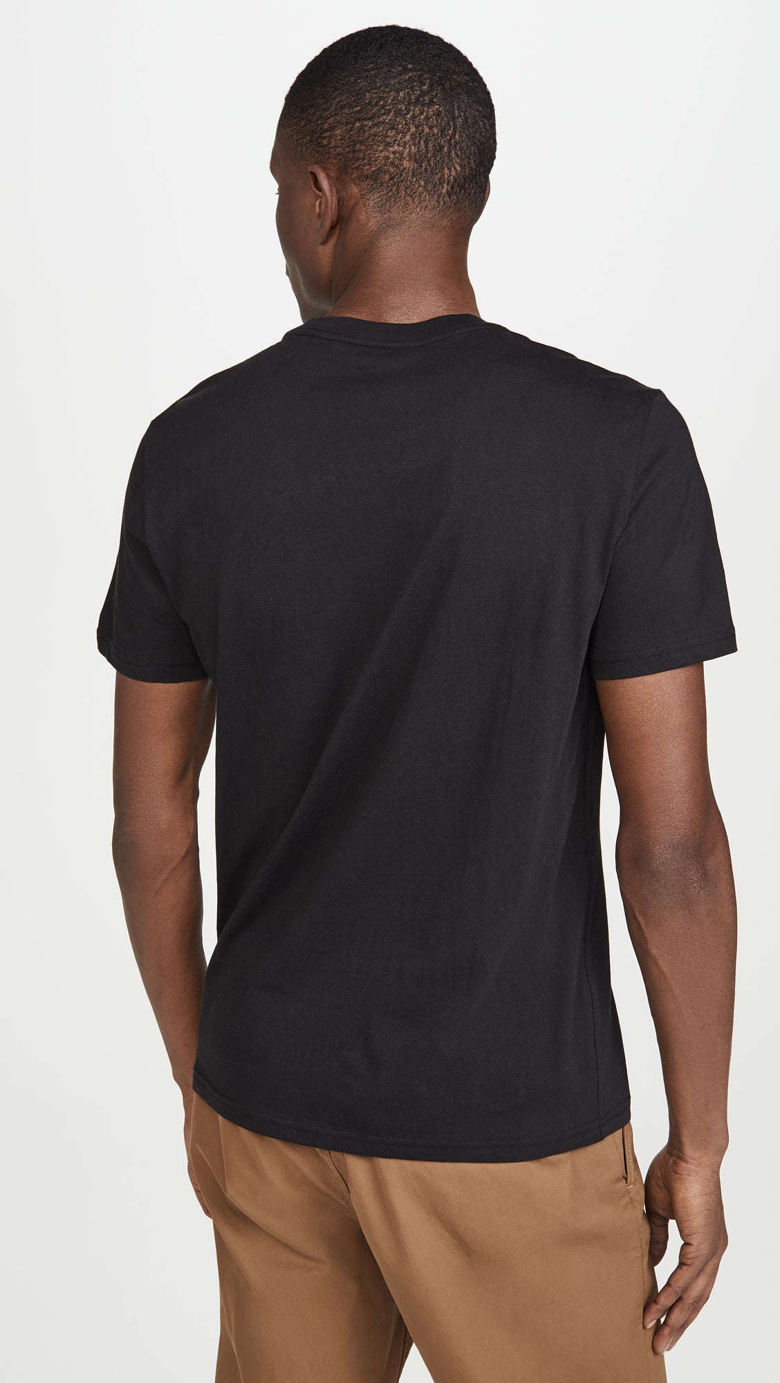 Calvin Klein Camiseta de Manga Corta con Logo Monograma (Negro)