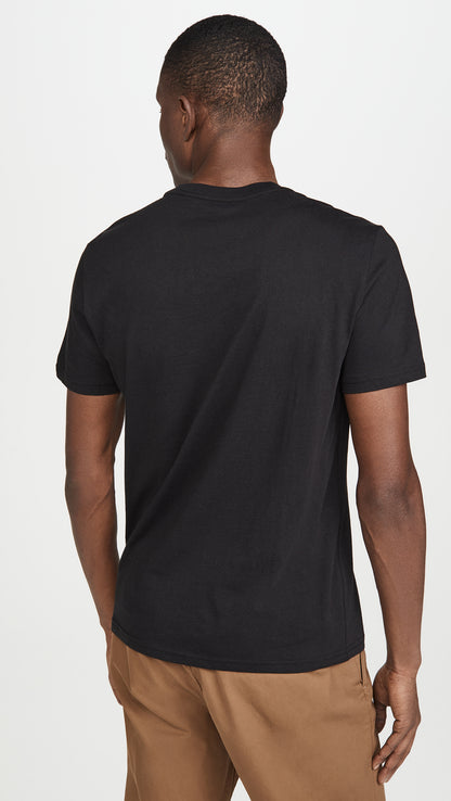 Calvin Klein Camiseta de Manga Corta con Logo Monograma (Negro)