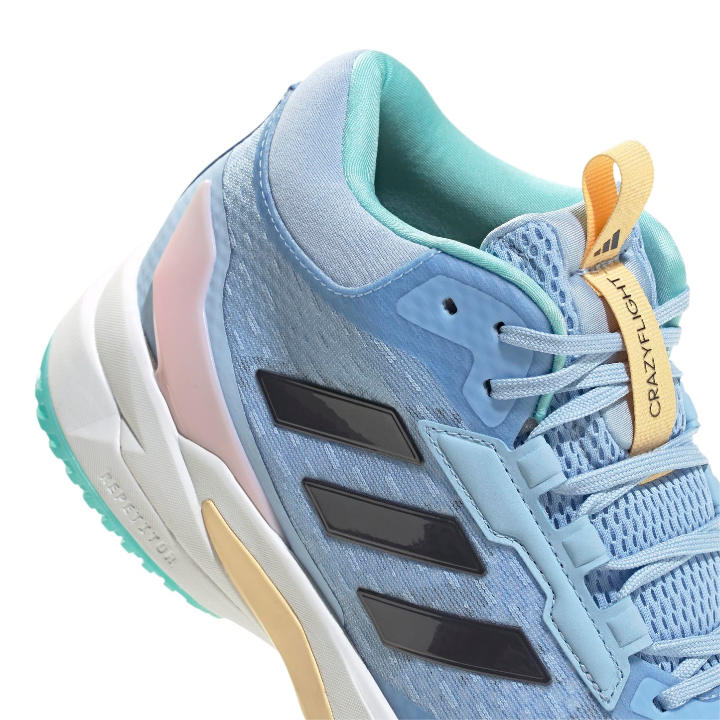 Adidas Women's Crazyflight 6 Mid Top, Blue/Shadow Navy/Flash Aqua